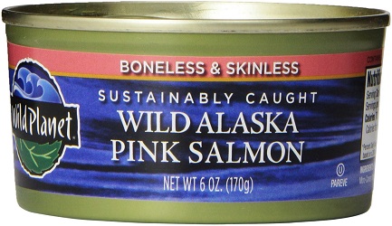 canned wild caught Alaska salmon