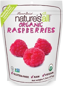 organic freeze dried raspberries