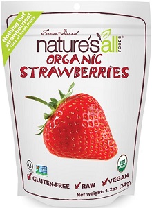 organic freeze dried strawberries